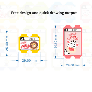 Hot bán tùy chỉnh 180g giấy vé Arcade Redemption Xổ Số vé - Product Image 5