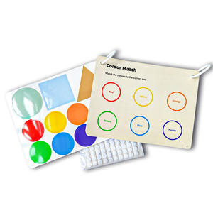 Apprentissage précoce des couleurs, <span class=keywords><strong>livre</strong></span> <span class=keywords><strong>sensoriel</strong></span> éducatif pour bébés, <span class=keywords><strong>livre</strong></span> d'activités préscolaires, livres silencieux pour enfants, impression - Product Image 6