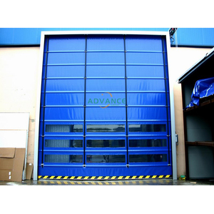 Puerta Enrollable Automática <span class=keywords><strong>de</strong></span> PVC <span class=keywords><strong>de</strong></span> Alta Velocidad, Moderna, Insonorizada, Bien Sellada, para Entrada Industrial, Cuarto Limpio, Procesamiento <span class=keywords><strong>de</strong></span> Alimentos, Frigorífico - Product Image 2