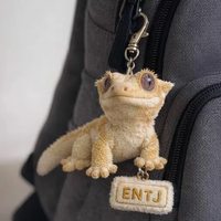 Pendentif de sac en peluche gecko mignon style ENTJ Xiaohongshu, en coton, cadeau pour amis, cadeau du Nouvel An