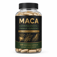 OEM Marque privée Maca Ginseng Capsules Amélioration Vitamine Herbes Nutrition Soins de santé
