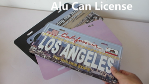 Placa de Matrícula Personalizada con Grabado en Relieve y Serigrafía, Estilo Vintage, Tamaño Estadounidense, Lámina de Aluminio, Placa de Número de Coche en Blanco para Automóvil - Product Image 6