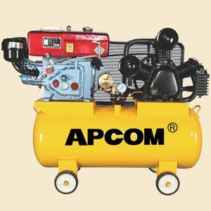 Compresor de Aire de Gasolina de Alta Resistencia APCOM de 6HP-10HP, 8/12/16 Bares, Compresor de Aire de Pistón de Alta Presión con Tanque de Aire - Product Image 3