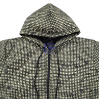 Veste à capuche réversible tactique de camping en plein air, camouflage désertique nocturne, noir