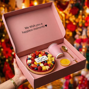 Scatola <span class=keywords><strong>per</strong></span> Brownie al Cioccolato con Logo Personalizzato e Divisorio, Confezione in Cartone <span class=keywords><strong>per</strong></span> Pasticceria, Mini Scatola <span class=keywords><strong>per</strong></span> Dolci - Product Image 1