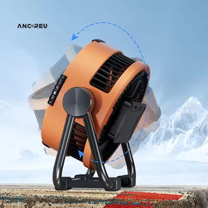 พัดลมตั้งแคมป์กลางแจ้งขนาด10000มิลลิแอมป์แบตเตอรี่ใช้งานได้ยาวนานพร้อมไฟกลางคืนรีโมทคอนโทรลรองรับการชาร์จมือถือ - Product Image 3