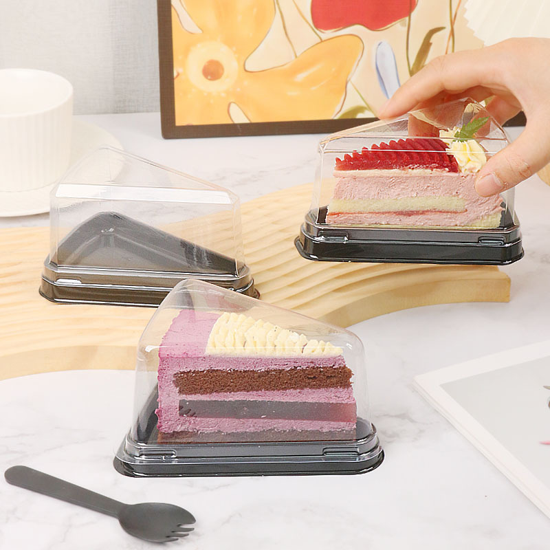 cake containers mini fork slice
