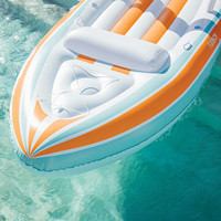 Bateau à moteur gonflable, design de mode, yacht d'extérieur, flotteur à eau, bateau flottant à air