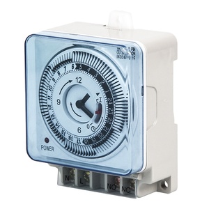 High Quality Programmable 60Hz Mechanical Timer Socket Timer Switch AC240v With Transparent Dust Cover