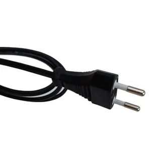 2023 High Quality AC Power Cable Europe Polarized 250V Europe VDE Approved Cord Power 2 Pin Plug