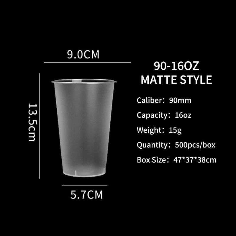 Gobelet givré moulé par injection de 473 ml (16 oz)