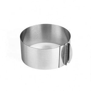Aro Redondo Retráctil Ajustable para Mousse de 6-12 Pulgadas, Molde para Pastel de Acero Inoxidable, Herramientas para Hornear - Product Image 6