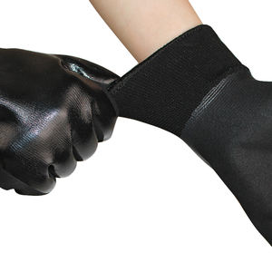 SIZA tamamen nitril daldırma su geçirmez siyah kış eldiven polar astar ile termal sıcak koruyucu eldiven dış mekan kullanımı için - Product Image 3