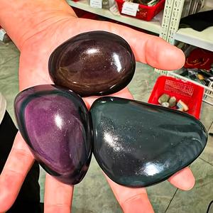 Obsidiana Arcoíris Natural de Alta Calidad al por Mayor, Hermosa Obsidiana en Bruto para Decoración del Hogar y Jardín - Product Image 6