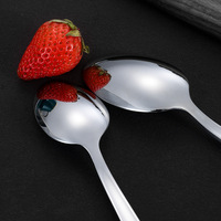 Ensemble de vaisselle moderne et luxueux en acier inoxydable, couteau à steak réutilisable à manche carré, cuillère à dessert pour fêtes à la maison-pour cadeaux