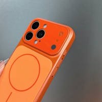 Funda Magnética Mate Esmerilada para Teléfono, Resistente a Impactos, para 17/16Pro Max/15/14/13/12 con Cubierta Protectora de Lente de Vidrio