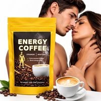 Café instantané à la maca aux herbes chinoises 100% naturel, marque privée X Power, goût doux, emballage en boîte, pour booster l'énergie masculine