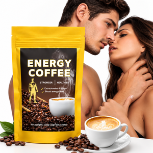 <span class=keywords><strong>Café</strong></span> instantané à la maca aux herbes chinoises 100% naturel, marque privée X Power, goût doux, emballage en boîte, pour booster l'énergie masculine - Product Image 1