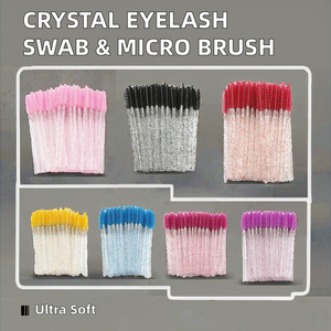 Yucagci Portable Micro <span class=keywords><strong>Brosse</strong></span> Applicateur Super Doux Mascara <span class=keywords><strong>Brosse</strong></span> pour Cils Nettoyage Écouvillon Jetable En <span class=keywords><strong>Nylon</strong></span> Extension De Cils - Product Image 2