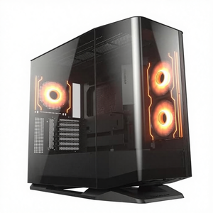 Boîtier métallique <span class=keywords><strong>COUGAR</strong></span> FV270 RGB MidTower E-ATX, support GPU 420 mm, ventilateurs PWM ARGB intégrés, hub de lumière prismatique, filtre de protection, sans outil - Product Image 1