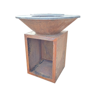 Grand barbecue de jardin extérieur avec dessus de table Barbecues jardin extérieur camping feu de joie - Product Image 6