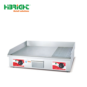Plancha eléctrica comercial de acero inoxidable de alto rendimiento para equipo de encimera de barbacoa de catering para hoteles y restaurantes - Product Image 6