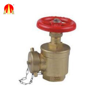 Vanne d'incendie double en fonte ductile de 100 mm avec finition laiton et pression nominale de 0,8-1,6 MPa, raccords de tuyauterie certifiés CE