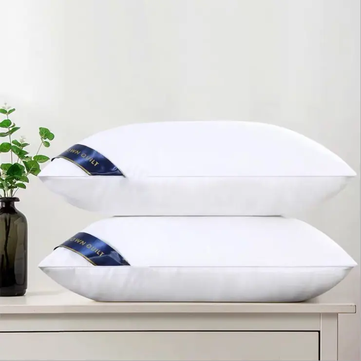 Оптовая продажа, здоровая кровать для сна, 5 звезд, роскошная гостиничная Подушка-Хилтон, 1000 г для сна