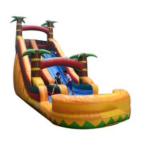Toboggan aquatique gonflable le plus vendu, toboggan de piscine d'occasion, toboggans aquatiques commerciaux d'occasion
