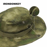 Casquette tactique de randonnée IRONDONKEY pour l'extérieur, été, alpinisme, protection solaire, bord rond, masque facial, ensemble deux pièces