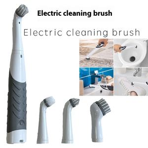 مجموعة فرش تنظيف كهربائية صغيرة متعددة الوظائف أواني مطبخ محمولة باليد للمنزل وغسيل السيارات نمط مقبض PP - Product Image 3