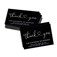 Cartes de remerciement personnalisées en papier couché coloré biodégradable et respectueux de l'environnement, avec pelliculage mat, en matériaux recyclés, pour promotion (dossiers promotionnels)