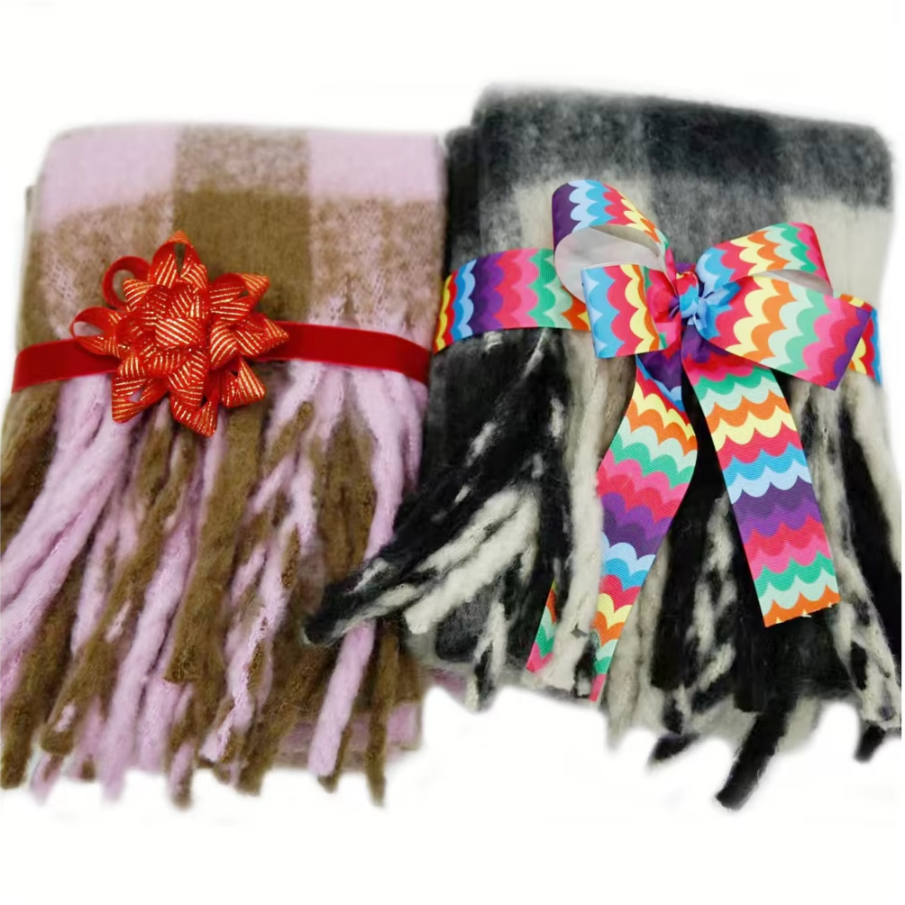 Sofine 2026 New Style 1CM-4CM With Polyester .printed Christmas Decorative Ribbon