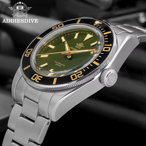 Montre <span class=keywords><strong>automatique</strong></span> vintage pour hommes, 39mm, avec lunette en céramique, résistance à l'eau 20 bars, cadran lumineux, montre de plongée pour hommes AD2084 - Product Image 2