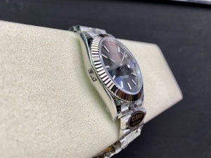 Montre mécanique de luxe de qualité supérieure, étanche, 41 mm, CFactory, acier 904l, mouvement 3235, 126-334, montre de luxe avec bracelet gris - Product Image 5