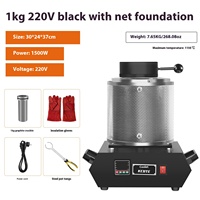 Petit four électrique domestique résistant aux hautes températures Graphite cuivre or fusion alchimie équipement noyau de moteur en métal