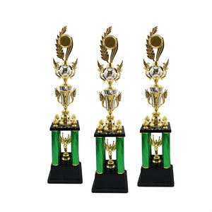 Fabricants de trophée en métal, Base noire, personnalisé, gymnastique, football, grande taille, médaille, Golden Sports Champions League, trophée Cup - Product Image 4