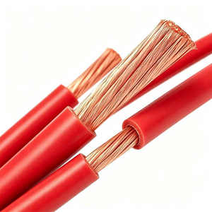 สายเชื่อมทองแดงแบบตีเกลียวหุ้มฉนวน PVC/ยาง ขนาดเส้นผ่านศูนย์กลาง 19.5 มม. ทนแรงดัน 600/1000V สำหรับเครื่องเชื่อมและเครื่องจักรไฟฟ้า - Product Image 3