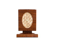 Exclusivo Gabinete de Whisky de Madera Hecho a Mano, Estilo Art Deco, Artesanía Exquisita, Exhibición de Vinos, Caja de Almacenamiento de Licores de Alta Gama, Rectangular
