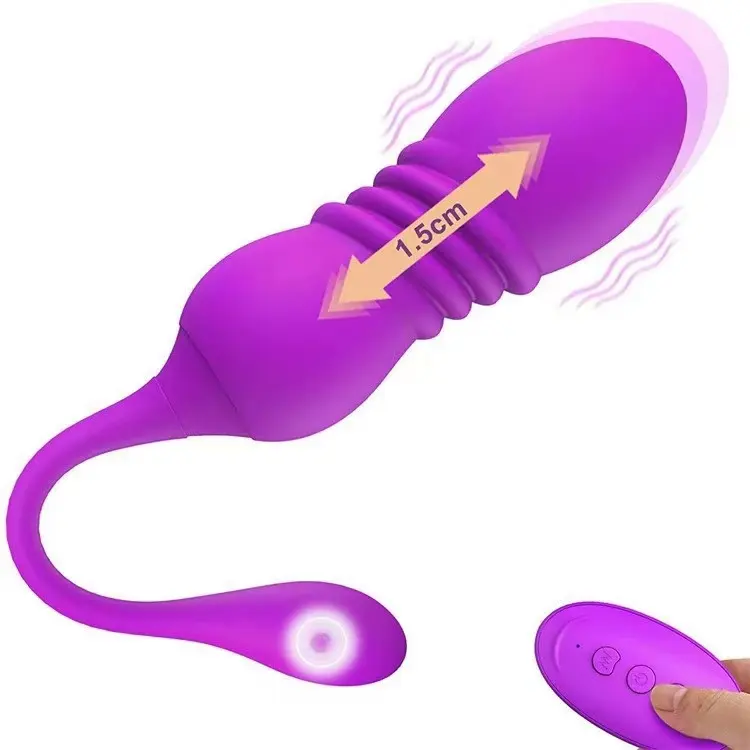Vagina Ball Thrusting Wireless Remote Love Egg Sex Vibration Jump Egg Remote Control Massage Vibrating Egg Vibrator for Female