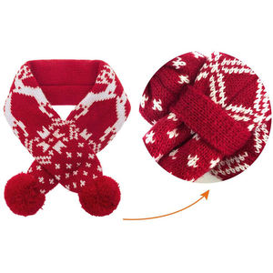 Hot Sale Hund Katze Weihnachts mütze Schal Set Kostüm Geschenk Winter Warme Mode Haustier Hund Zubehör - Product Image 5