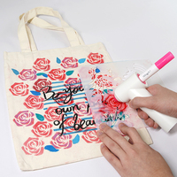Kit de marqueurs aérographe DIY entièrement personnalisable - Stylo de peinture électrique rechargeable en plastique pour enfants de 5 à 7 ans, pour graffiti et dessin