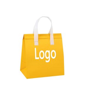 Bolsas Térmicas Personalizadas al por Mayor, Hechas de Tela Reciclable No Tejida, para Comida para Llevar y Compras, con Logotipo Personalizado - Product Image 1