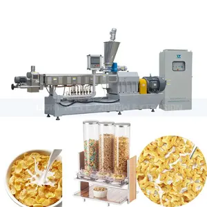 JiNan Arrow 100-150kg/h Stainless Steel Flakes Breakfast Cereals Production Machine Line