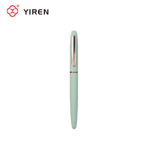 <span class=keywords><strong>YIREN</strong></span> Hochwertiges Fünf-Farben-Set Metall-Rollerball-Stift mit Gummi-Matt-Finish für Geschäft und Schule Werbestift - Product Image 3