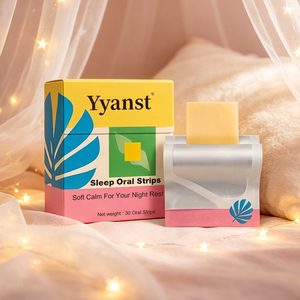 Yyanst Tiras Orales de Disolución Rápida, Película Oral Portátil para el Descanso Nocturno, Suplemento Dietético Diario para Adultos, 30 Tiras - Product Image 3