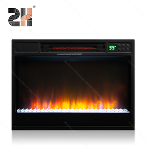 Ventas directas de fábrica de chimenea electrónica de calefacción de inserción de <span class=keywords><strong>cama</strong></span> de carbono de cristal de 23 pulgadas con efecto de llama 3D - Product Image 5