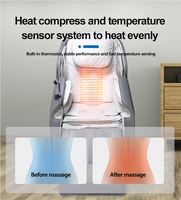 Silla de Masaje Shiatsu Profesional Más Vendida, Silla de Masaje de Gravedad Cero para Todo el Cuerpo, Silla de Masaje Eléctrica de Lujo