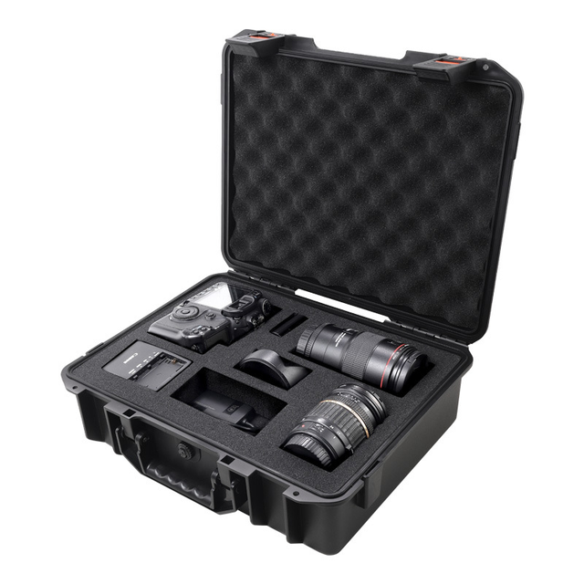 Hard Shell Plastic Waterproof Shockproof Camera Equipment Tool case Box with Foam