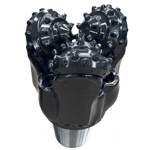 Punte da trapano a <span class=keywords><strong>tre</strong></span> coni diametro 6 1/4 pollici IADC537, filettatura 3 1/2 pollici API REG, denti in carburo di tungsteno per l'industria mineraria - Product Image 2